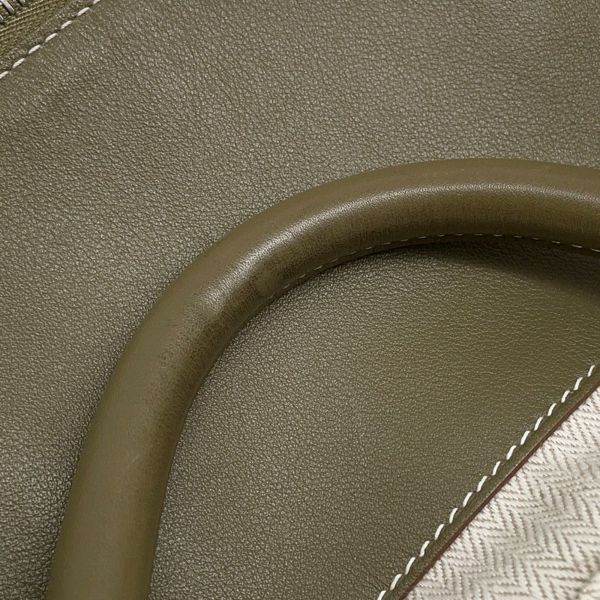 エルメス ボリードリラックス45 ヴェールグリス/シルバー金具 ヴォーシッキム □O刻印