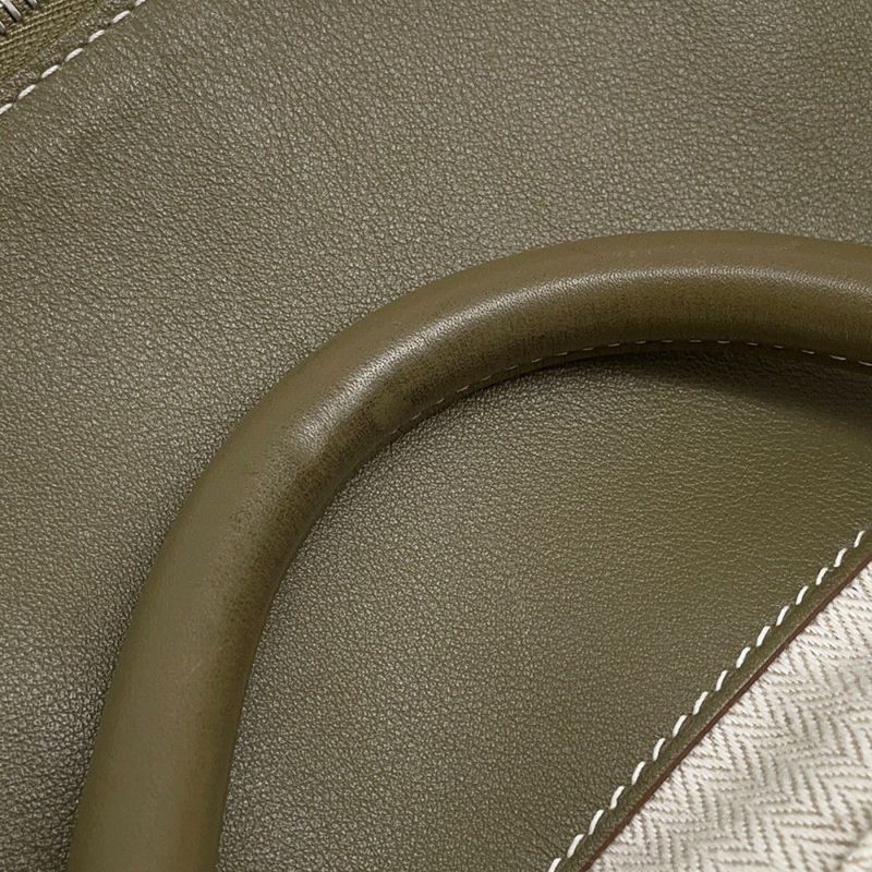 エルメス ボリードリラックス45 ヴェールグリス/シルバー金具 ヴォーシッキム □O刻印