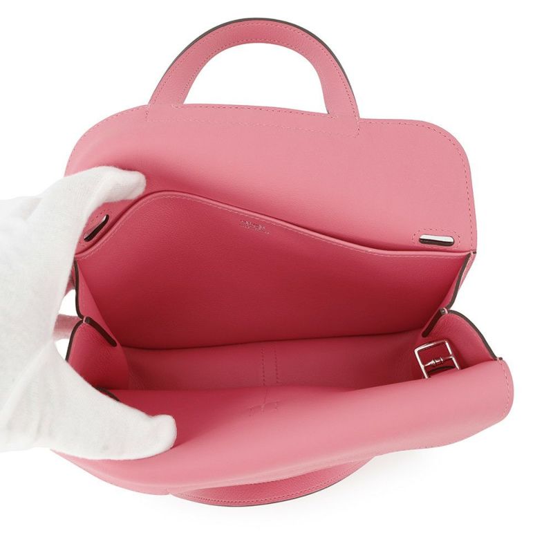 エルメス ハンドバッグ アルザン25 ローズアザレ/シルバー金具 エバーカラー Y刻印 2wayショルダー