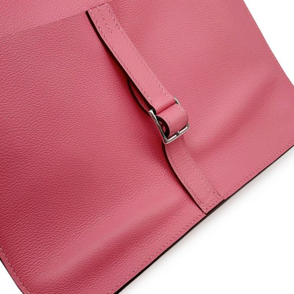 エルメス ハンドバッグ アルザン25 ローズアザレ/シルバー金具 エバーカラー Y刻印 2wayショルダー