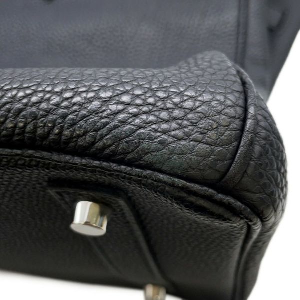 エルメス バーキン35 ブラック/シルバー金具 トゴ □N刻印  HERMES Birkin ハンドバッグ 黒