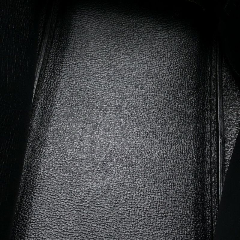 エルメス バーキン35 ブラック/シルバー金具 トゴ □N刻印  HERMES Birkin ハンドバッグ 黒