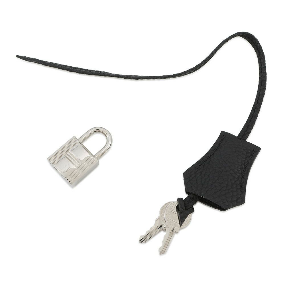 エルメス バーキン35 ブラック/シルバー金具 トゴ □N刻印  HERMES Birkin ハンドバッグ 黒