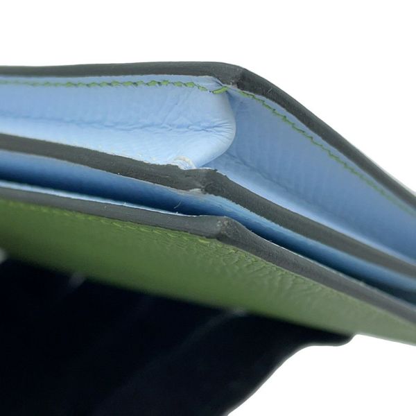 エルメス 長財布 ベアンスフレ ヴェルソ ヴェールクリケット/セレステ/ゴールド金具 エプソン Y刻印 財布