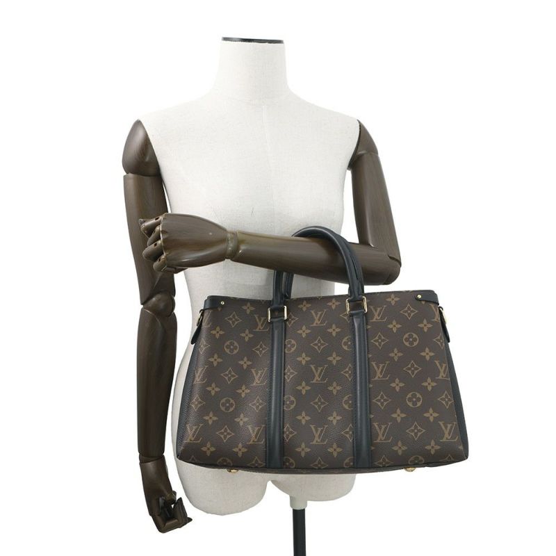 ルイヴィトン ハンドバッグ モノグラム・マカサー スフロ NV MM M44817 ヴィトン バッグ 2way ショルダー 黒 ブラック