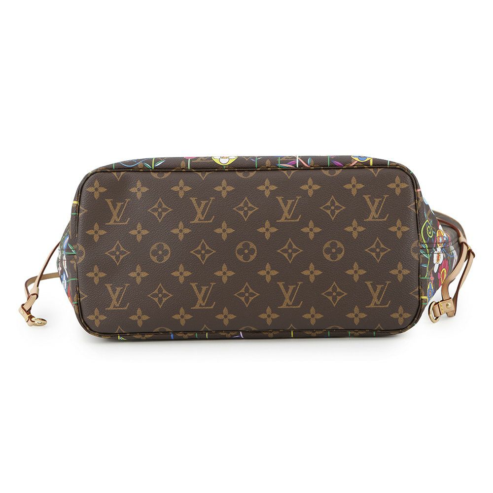 ルイヴィトン トートバッグ モノグラム LV × TM ネヴァーフル MM ポーチ付き M13271 LOUIS VUITTON 村上隆 コラボ