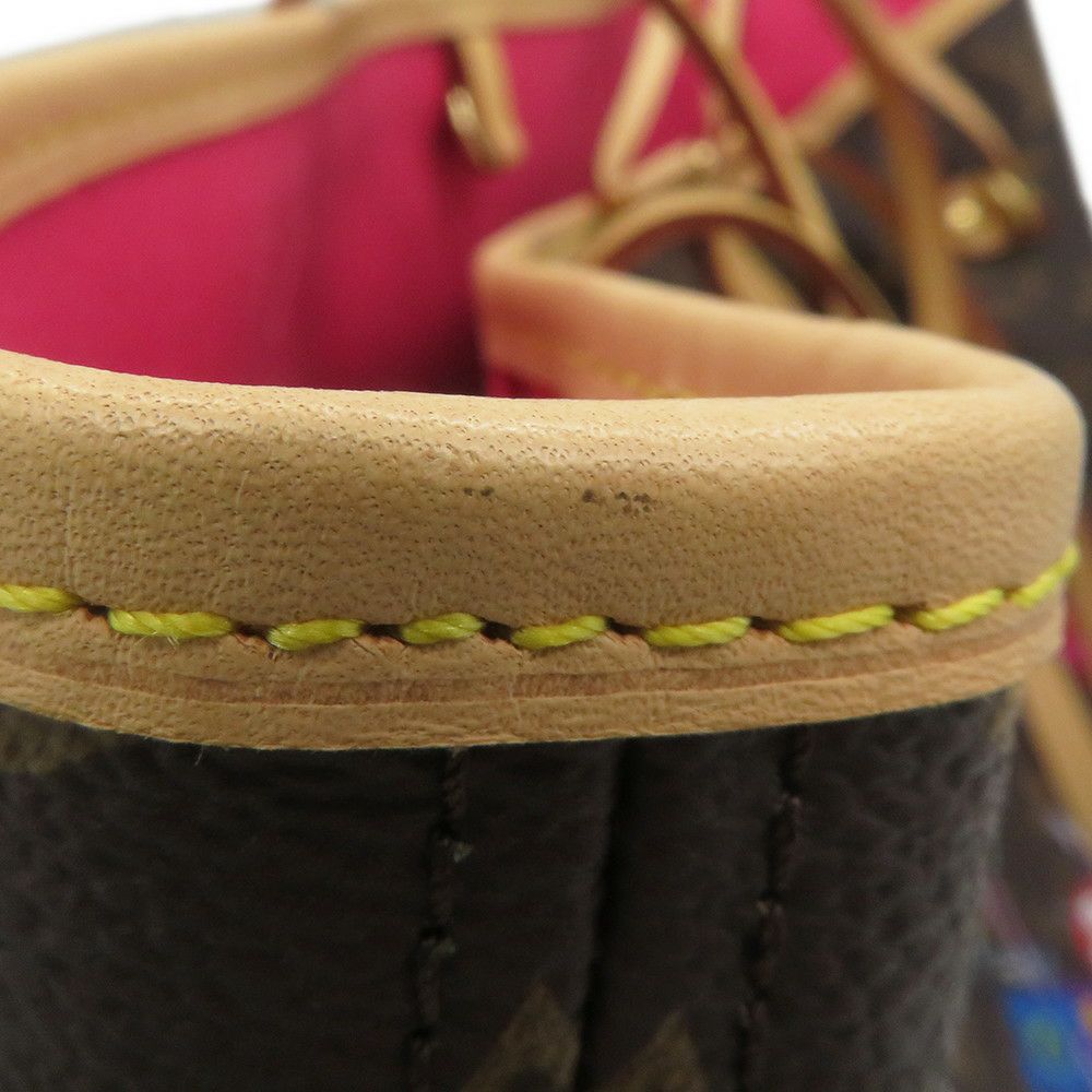 ルイヴィトン トートバッグ モノグラム LV × TM ネヴァーフル MM ポーチ付き M13271 LOUIS VUITTON 村上隆 コラボ