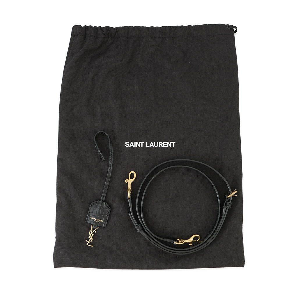 サンローランパリ ハンドバッグ ミニトイ ショッピング 712367 SAINT LAURENT PARIS 2way 黒