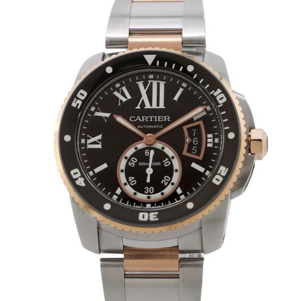 カルティエ カリブル ドゥ カルティエ ダイバー W7100054 Cartier 腕時計 ウォッチ 黒文字盤