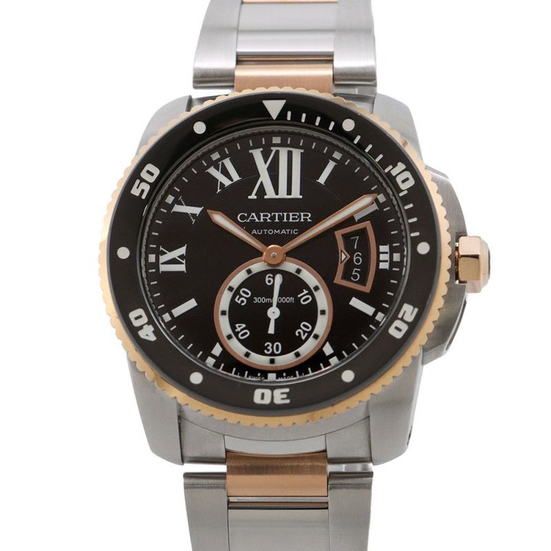 カルティエ カリブル ドゥ カルティエ ダイバー W7100054 Cartier 腕時計 ウォッチ 黒文字盤