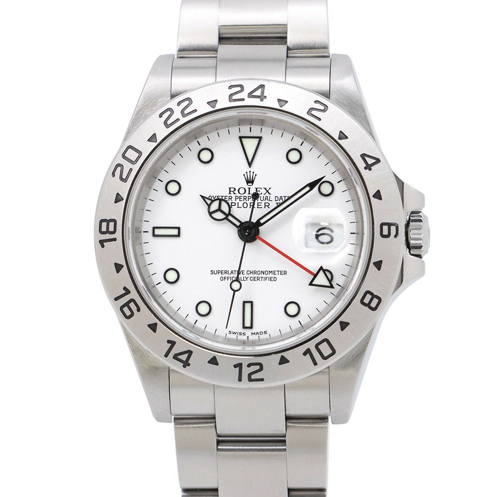 ロレックス エクスプローラー2 Y番 16570 ROLEX 腕時計 白文字盤