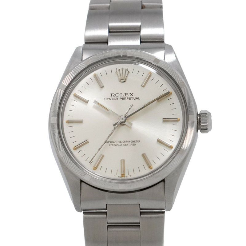 ロレックス オイスターパーペチュアル 3番 1007 ROLEX 腕時計 シルバー文字盤 アンティークウォッチ