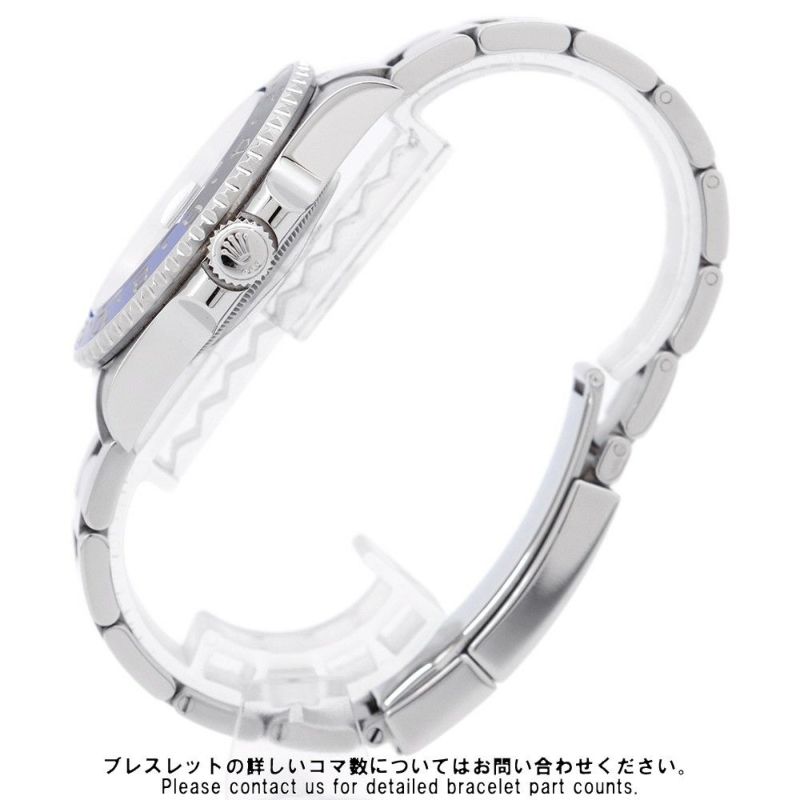 ロレックス GMTマスター2 デイト ランダムシリアル ルーレット 116710BLNR ROLEX 腕時計 黒文字盤