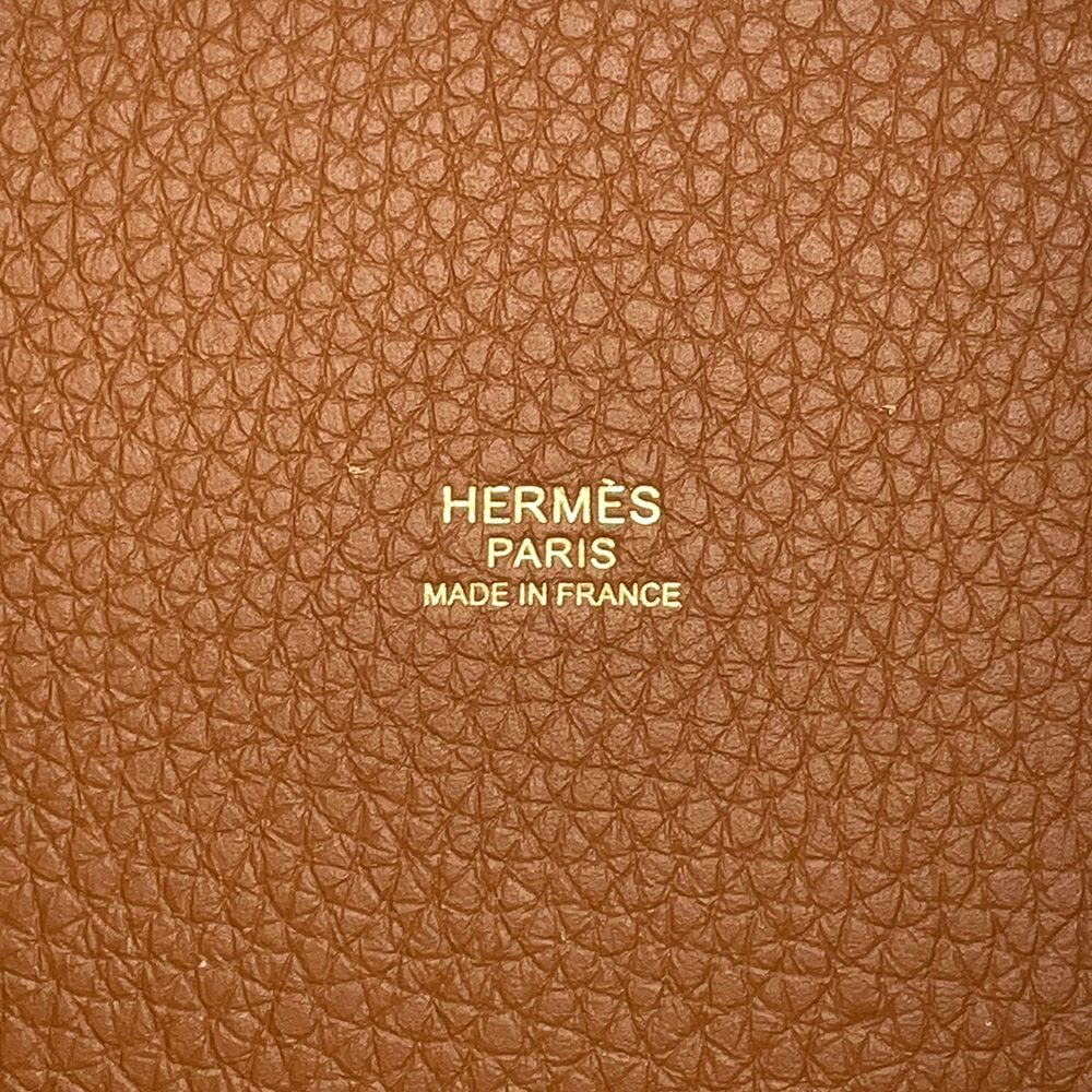 エルメス ハンドバッグ ピコタンロックPM ゴールド/ゴールド金具 トリヨンクレマンス B刻印