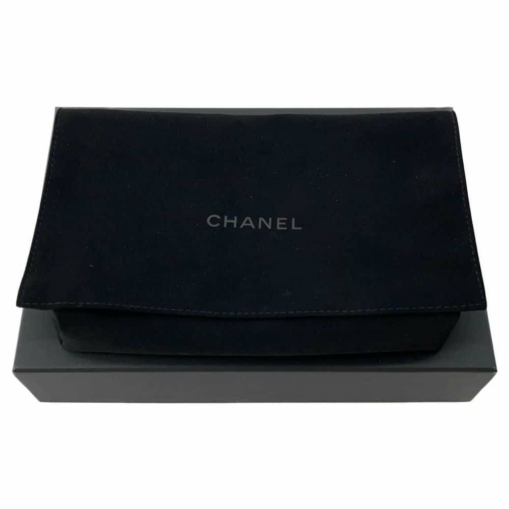 シャネル チェーンウォレット マトラッセ ココマーク キャビアスキン A33814 CHANEL 財布 黒