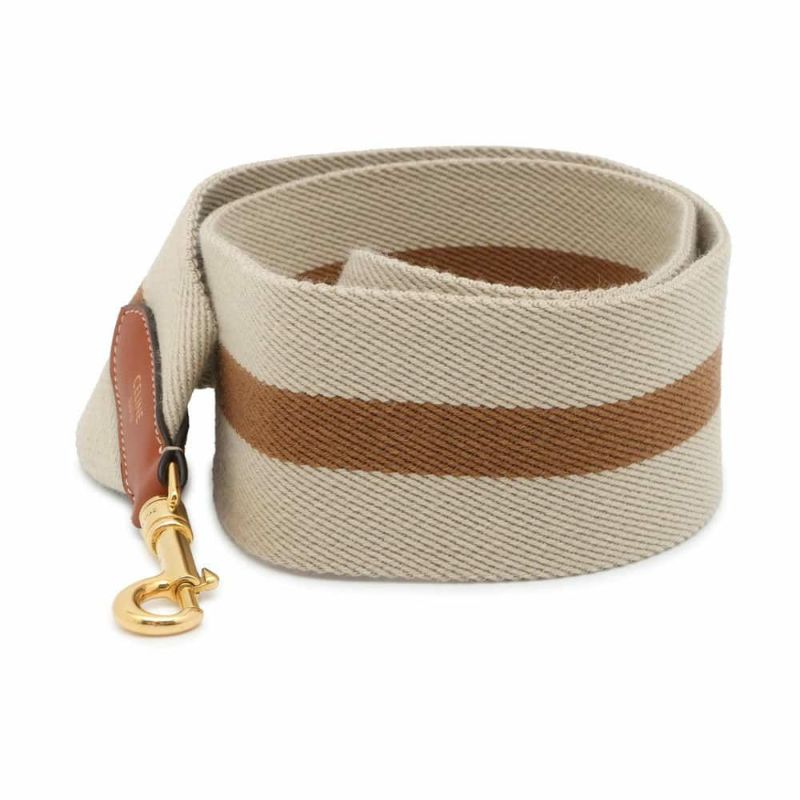 セリーヌ ショルダーストラップ ライン キャンバス レザー CELINE ストラップ