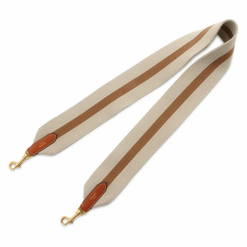 セリーヌ ショルダーストラップ ライン キャンバス レザー CELINE ストラップ