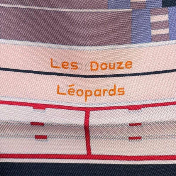 エルメス スカーフ カレ90 ダブルフェイス 12頭のレオパード Les Douze Leopards HERMES 2023秋冬