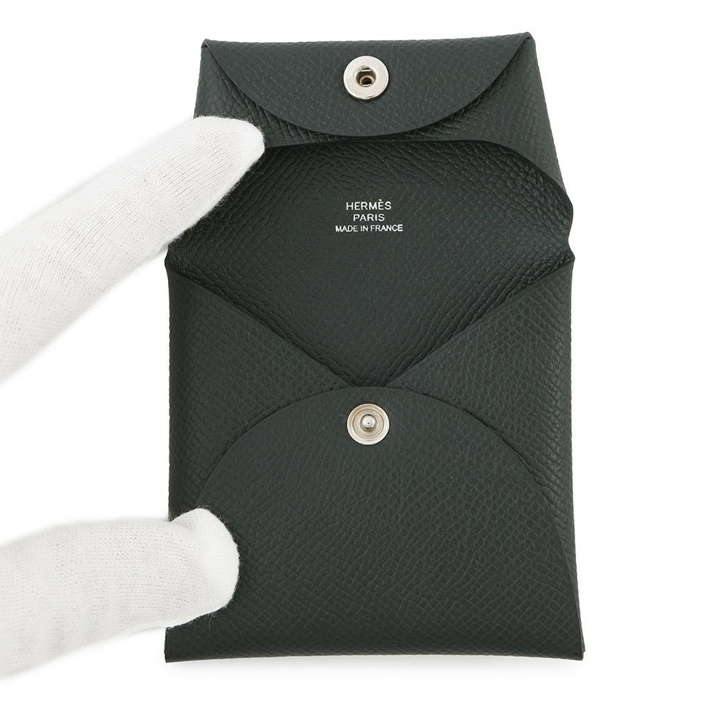 エルメス コインケース バスティア ヴェールマングローブ エプソン W刻印 HERMES 小銭入れ