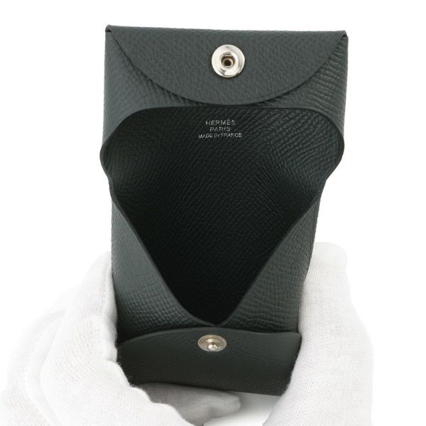 エルメス コインケース バスティア ヴェールマングローブ エプソン W刻印 HERMES 小銭入れ