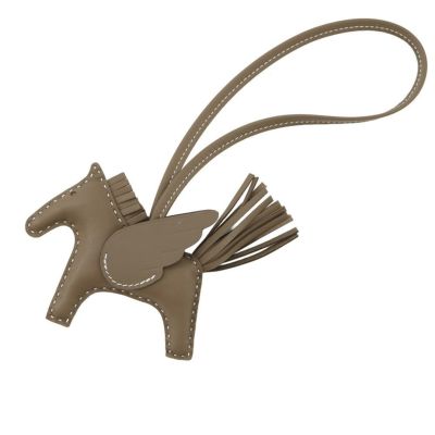 エルメス バッグチャーム ロデオPM ペガサス グリミスティ ラムスキン
