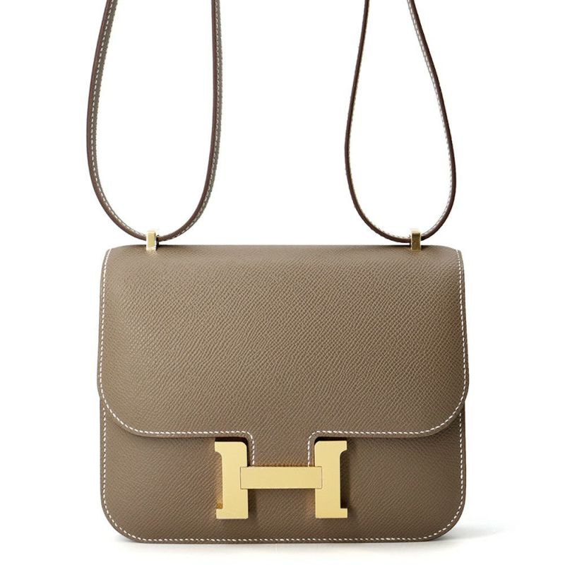 エルメス ミニ コンスタンス3 ミロワール エトゥープ/ゴールド金具 エプソン K刻印