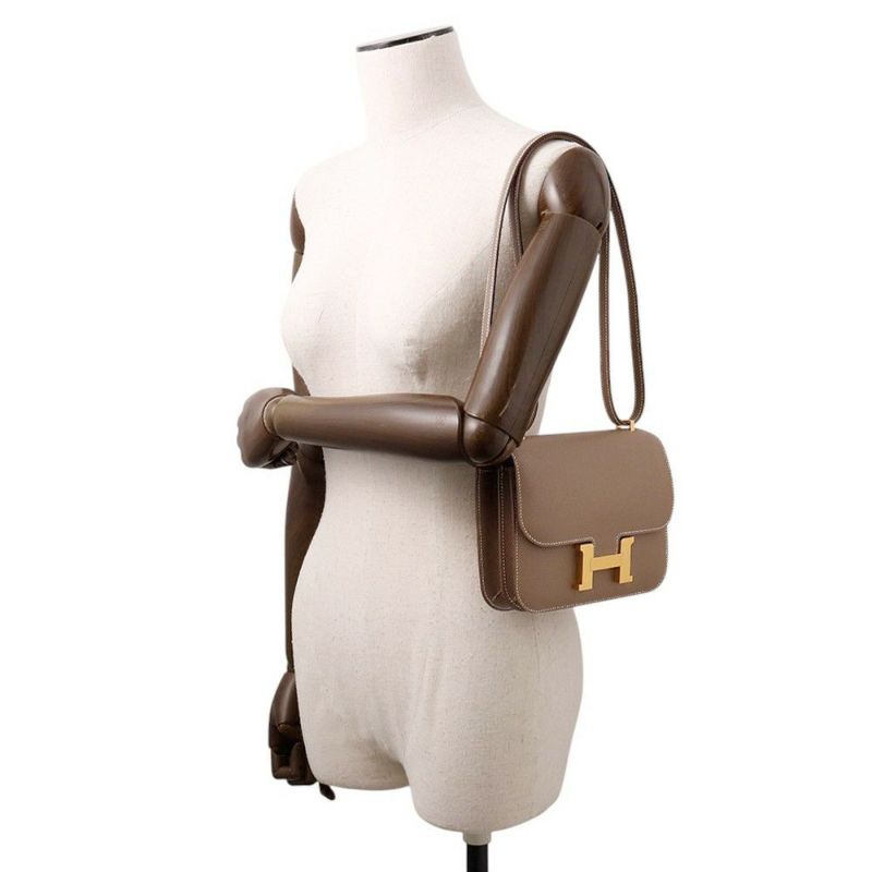 エルメス ミニ コンスタンス3 ミロワール エトゥープ/ゴールド金具 エプソン K刻印