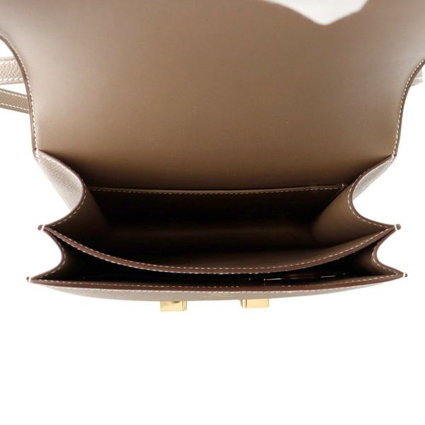 エルメス ミニ コンスタンス3 ミロワール エトゥープ/ゴールド金具 エプソン K刻印