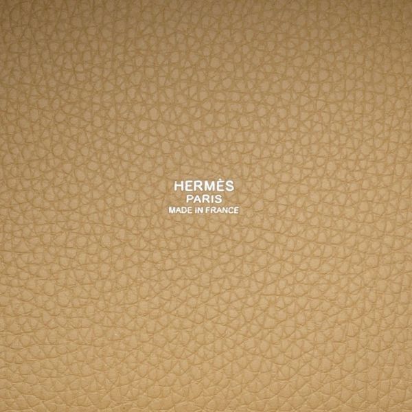 エルメス ハンドバッグ ピコタンロックPM ビスキュイ/シルバー金具 トリヨンクレマンス K刻印 HERMES トートバッグ