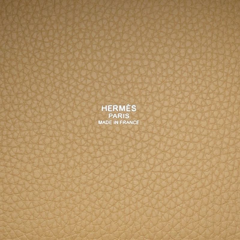 エルメス ハンドバッグ ピコタンロックPM ビスキュイ/シルバー金具 トリヨンクレマンス K刻印 HERMES トートバッグ