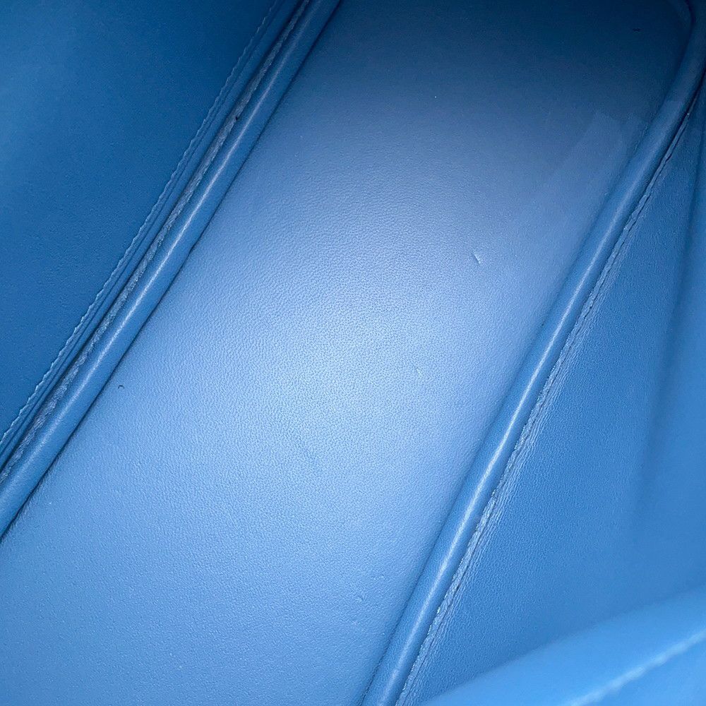 エルメス ハンドバッグ ボリード27 アズール/シルバー金具 エプソン D刻印 2wayショルダー