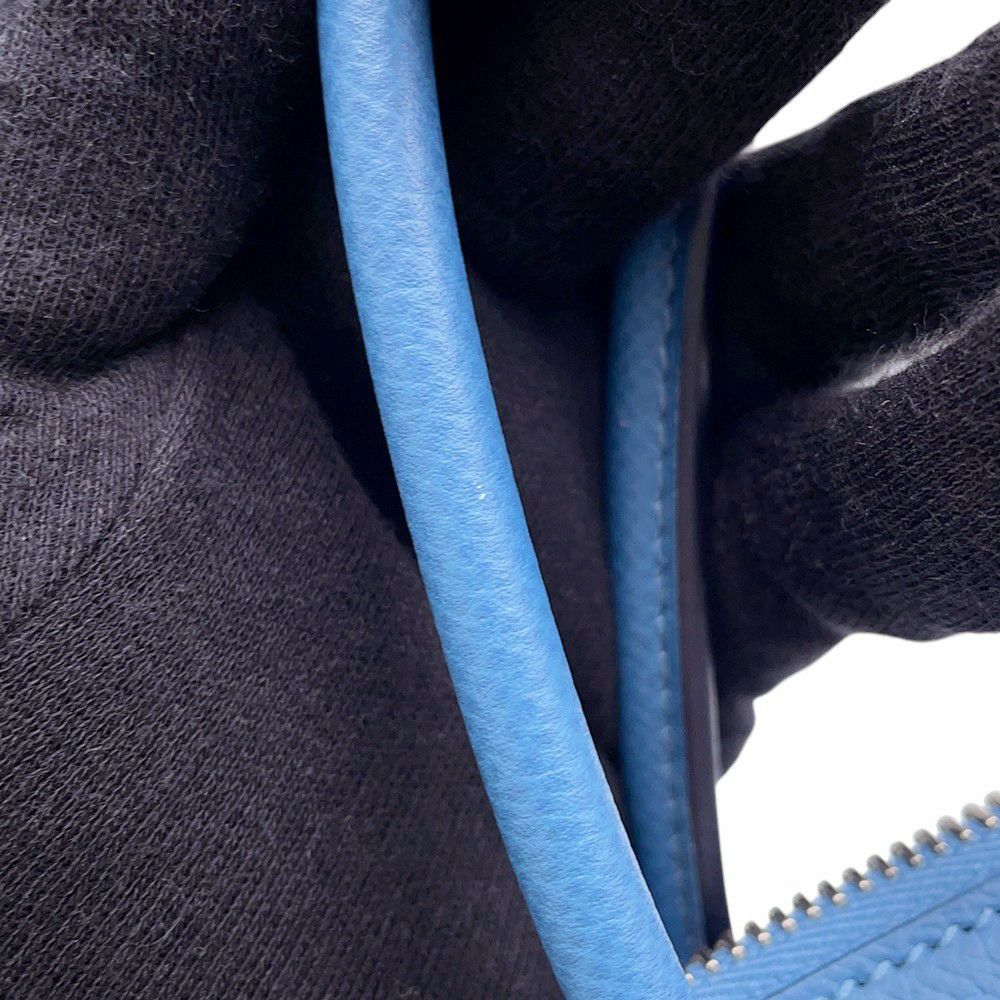 エルメス ハンドバッグ ボリード27 アズール/シルバー金具 エプソン D刻印 2wayショルダー