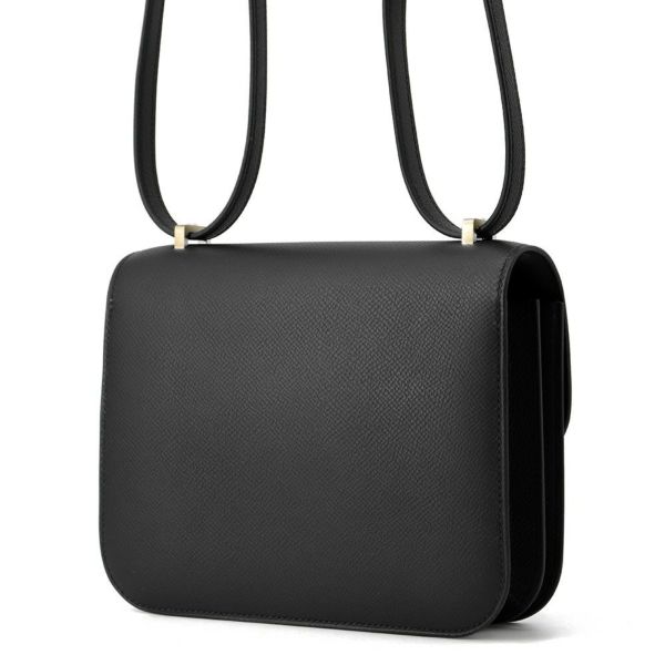 エルメス ミニ コンスタンス3 ミロワール ブラック/シャンパンゴールド金具 エプソン K刻印 黒