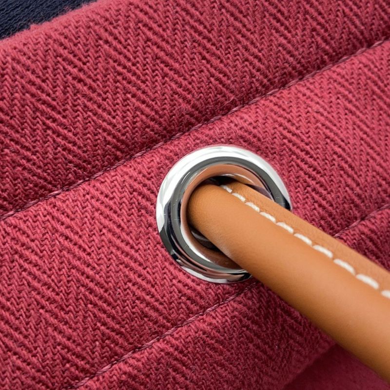 エルメス ショルダーバッグ サック アリーヌMM ルージュアッシュ/ゴールド/シルバー金具 トワルシェブロン K刻印