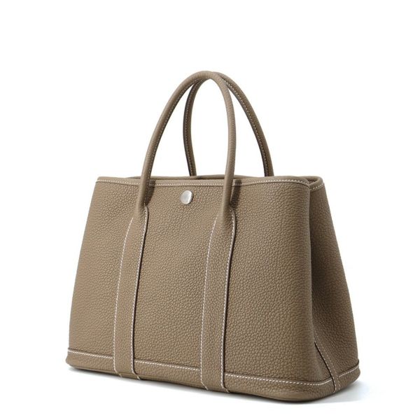 エルメス トートバッグ ガーデンパーティTPM エトゥープ/シルバー金具 ネゴンダ K刻印
