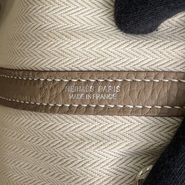 エルメス トートバッグ ガーデンパーティTPM エトゥープ/シルバー金具 ネゴンダ K刻印