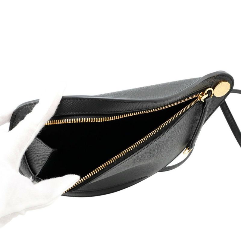 エルメス ショルダーバッグ プティットコース ブラック/ゴールド金具 エプソン B刻印 黒