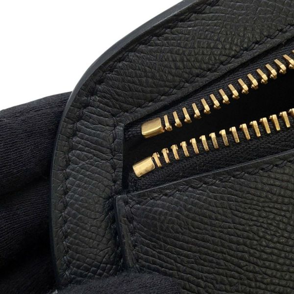 エルメス ショルダーバッグ プティットコース ブラック/ゴールド金具 エプソン B刻印 黒