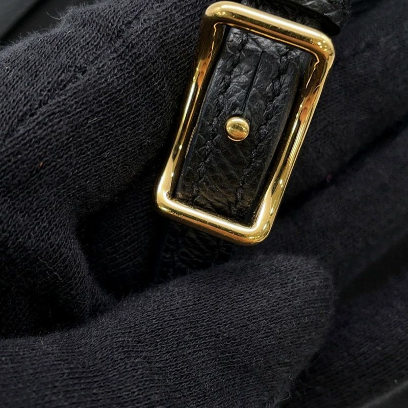 エルメス ショルダーバッグ プティットコース ブラック/ゴールド金具 エプソン B刻印 黒