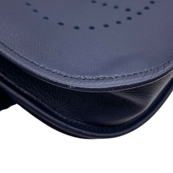 エルメス ショルダーバッグ エブリン3 PM ブルーインディゴ/シルバー金具 エプソン X刻印 HERMES Evelyne