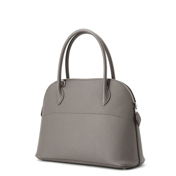 エルメス ハンドバッグ ボリード27 エタン/シルバー金具 エプソン A刻印 HERMES Bolide 2wayショルダーバッグ