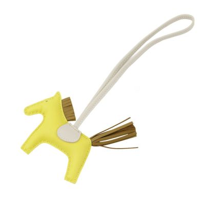 エルメス バッグチャーム ロデオ PM ブルーブリュム/ミント/セサミ