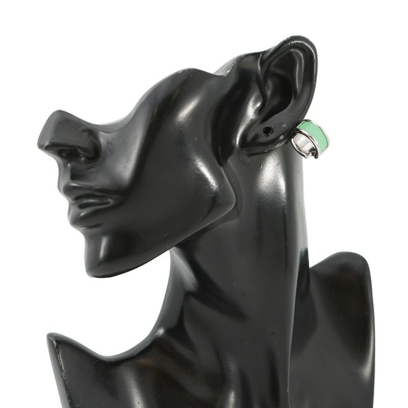 エルメス イヤーカフ オランプ Olympe スモール PM ヴェールコミック/シルバー金具 メタル エプソン HERMES アクセサリー