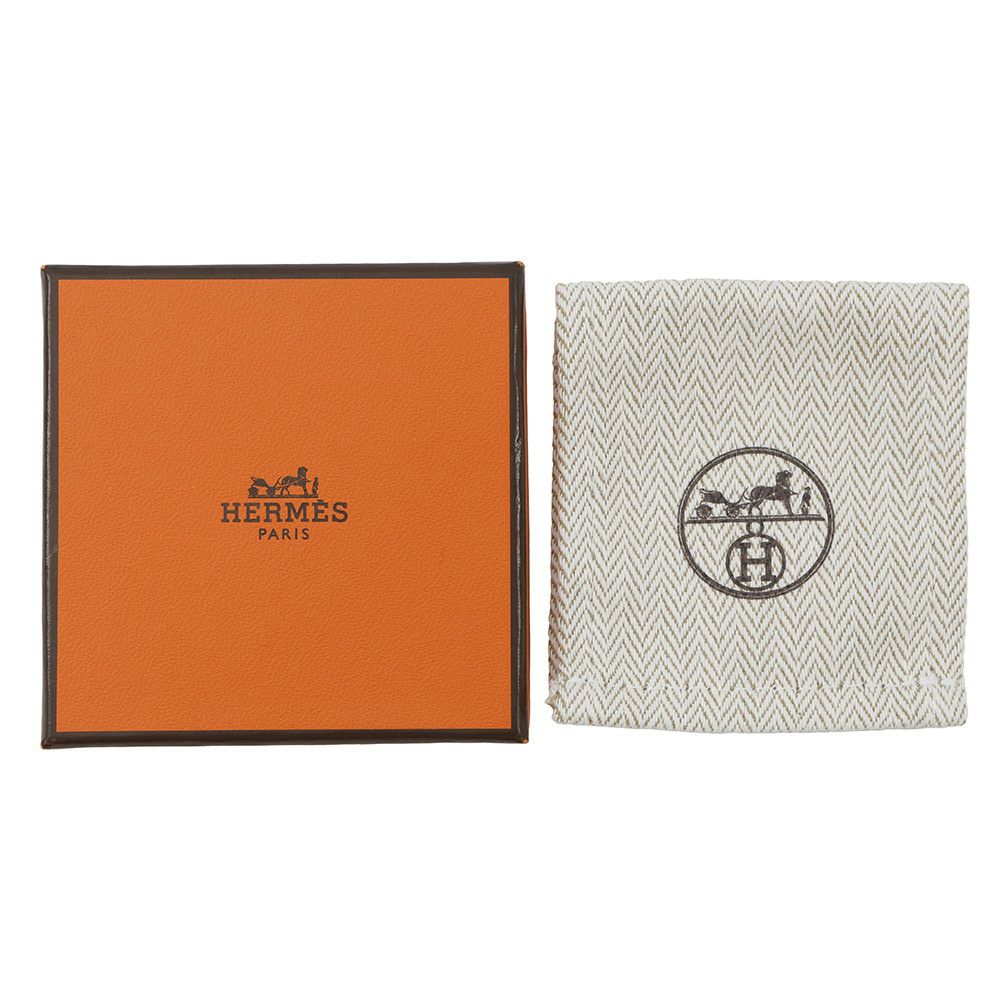 エルメス イヤーカフ オランプ Olympe スモール PM ヴェールコミック/シルバー金具 メタル エプソン HERMES アクセサリー