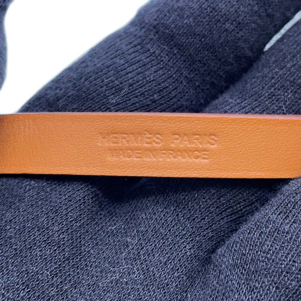 エルメス ブレスレット ケリー ドゥブルトゥール ゴールド/シルバー金具 スイフト Y刻印 サイズT3 HERMES アクセサリー