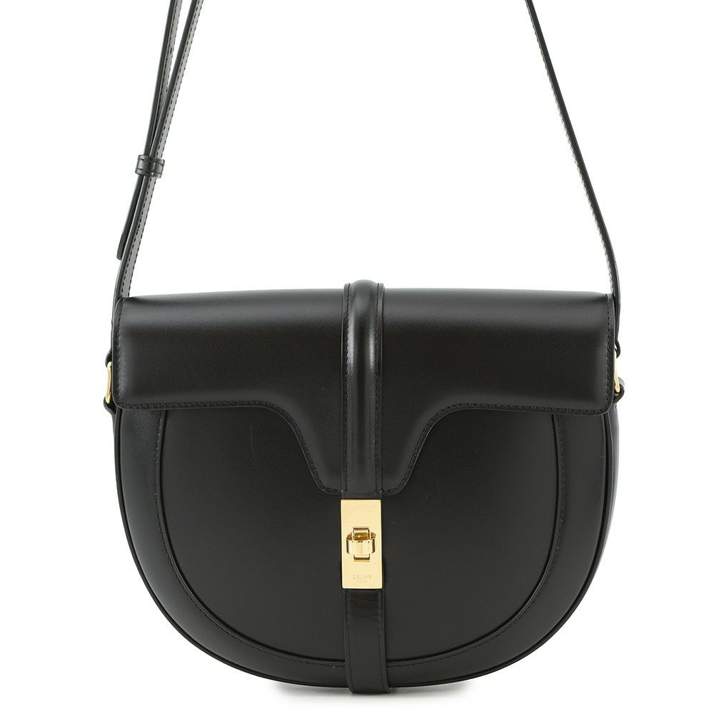 セリーヌ ショルダーバッグ ブザス 16 セーズ レザー 193993 CELINE 黒