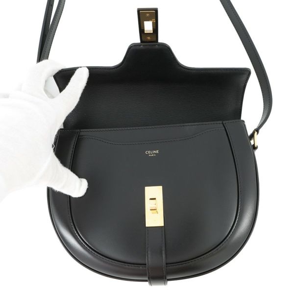 セリーヌ ショルダーバッグ ブザス 16 セーズ レザー 193993 CELINE 黒