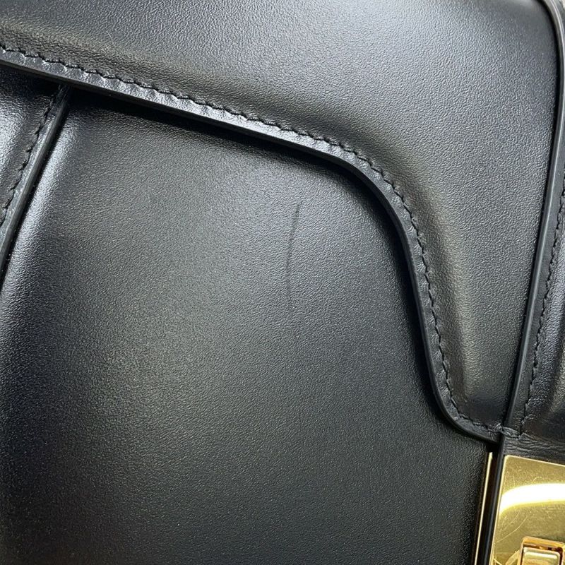 セリーヌ ショルダーバッグ ブザス 16 セーズ レザー 193993 CELINE 黒