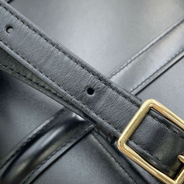 セリーヌ ショルダーバッグ ブザス 16 セーズ レザー 193993 CELINE 黒