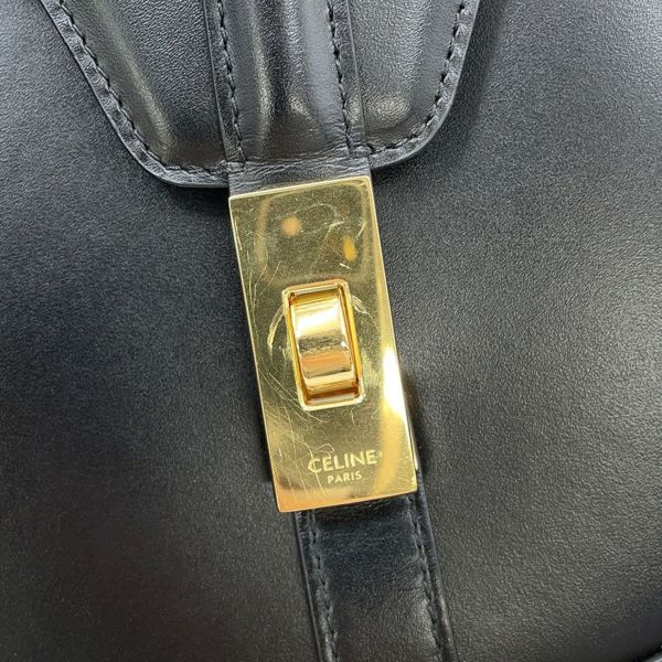 セリーヌ ショルダーバッグ ブザス 16 セーズ レザー 193993 CELINE 黒